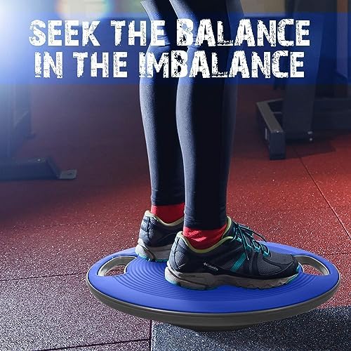 Upgraded Wobble Balance Board for Home Gym and Physical Therapy | Stability Board by Yes4All, Perfect for Standing Desk