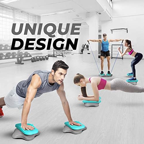 Yes4All 15 inch XXL Ab Twister Board for Full Body Toning Workout, Noise-Free Twisting Stepper, Aerobic Exercise, 2pcs i