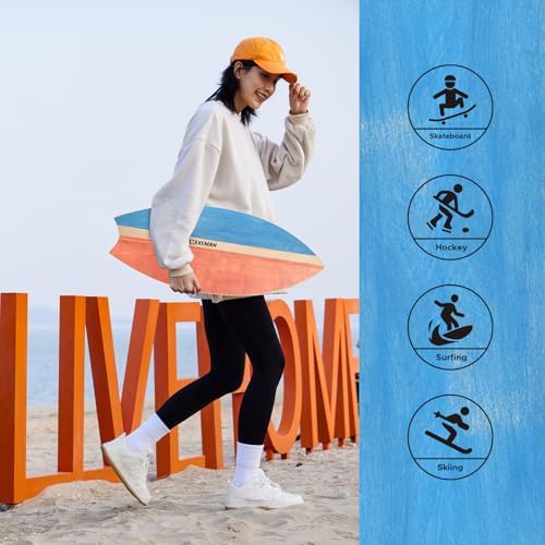 XCMAN Surf Balance Board Trainer for Adults and Kids - Non Slip Surface|Balance Board for Surfing,Snowboarding,Skateboar