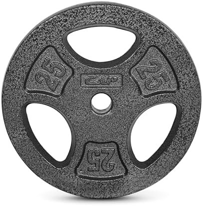 Standard CAP Barbell 1-Inch Grip Weight Plates for Home Gym Enthusiasts | CAP Barbell 1-Inch Grip Weight Plates with Du