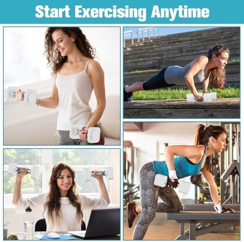 4 Levels Adjustable Dumbbells Set Full Body Workout Dumbbells Home Gym Adjustable Weights