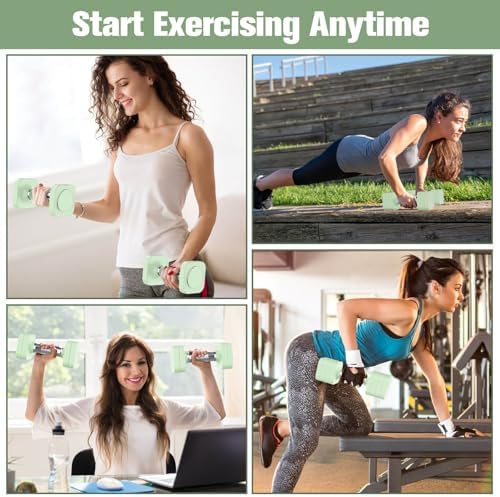 4 Levels Adjustable Dumbbells Set Full Body Workout Dumbbells Home Gym Adjustable Weights