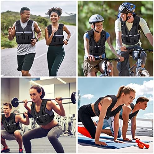 Sportneer Adjustable Weighted Vest for Walking and Running | Sportneer Washable Weight Vest for Women and Men | Sportne