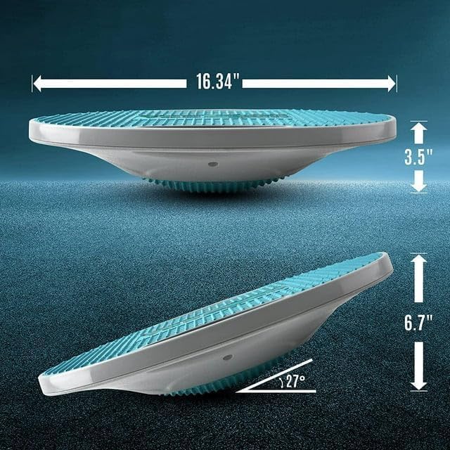 Upgraded Wobble Balance Board for Home Gym and Physical Therapy | Stability Board by Yes4All, Perfect for Standing Desk