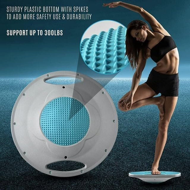 Upgraded Wobble Balance Board for Home Gym and Physical Therapy | Stability Board by Yes4All, Perfect for Standing Desk